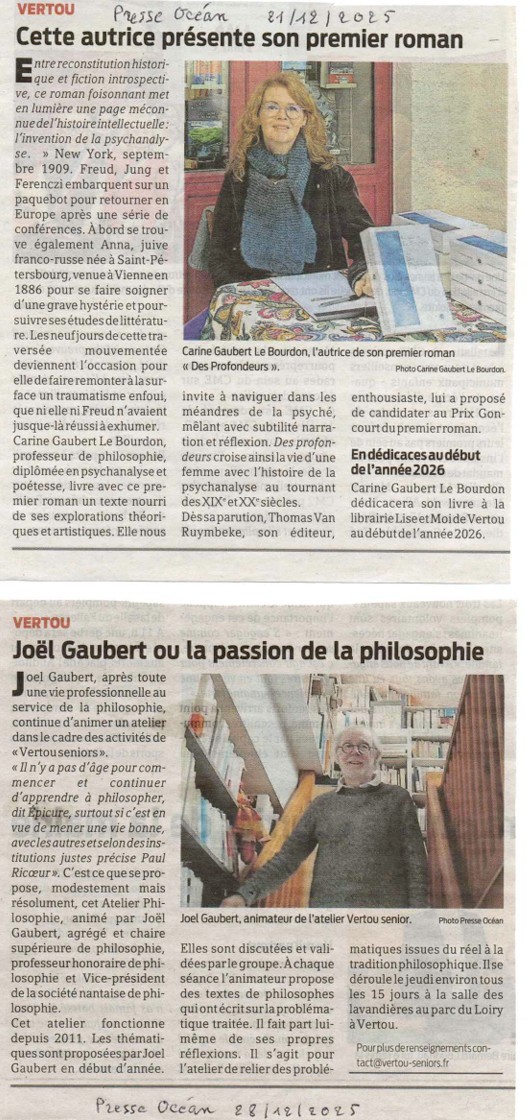 PO Article des 21 et 28 décembre 2025